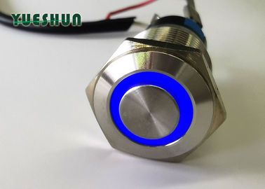 Çin 16mm Işıklı Push Button Anahtarı, Alüminyum Paslanmaz Çelik Push Button Anahtarı Distribütör