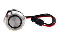 Dokunmatik On Off 25mm Piezoelektrik Push Button 50 ms Darbe Süresi Mavi Kırmızı Işık