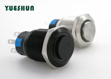 Çin Yüksek Kafa 19mm Push Button, Otomotiv Push Button Anahtarları Halka LED Işık Distribütör