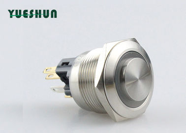 Çin LED Işıklı Metal Push Button Anahtarı Anlık Iyi Basın Performansı Distribütör