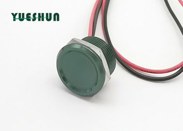 Çin Yeşil Renkli Gövde Piezo Push Button Anahtarı, Alüminyum Push Button Anahtarı Fabrika